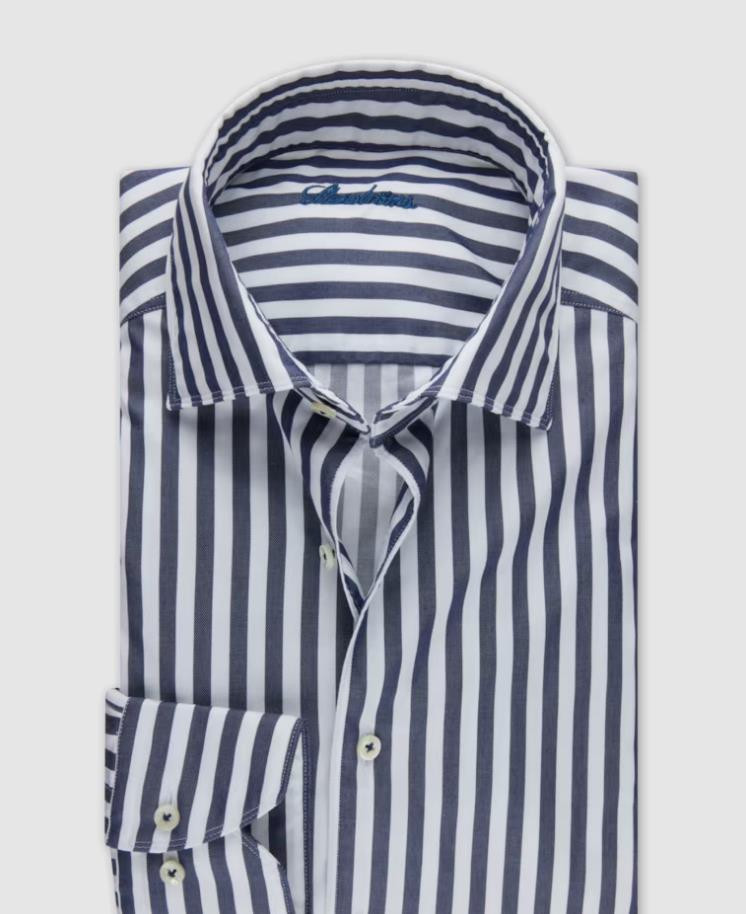 Gestreiftes Twillhemd