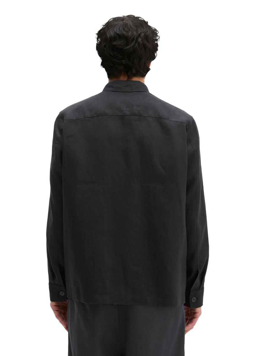Herren Leinen-Overshirt