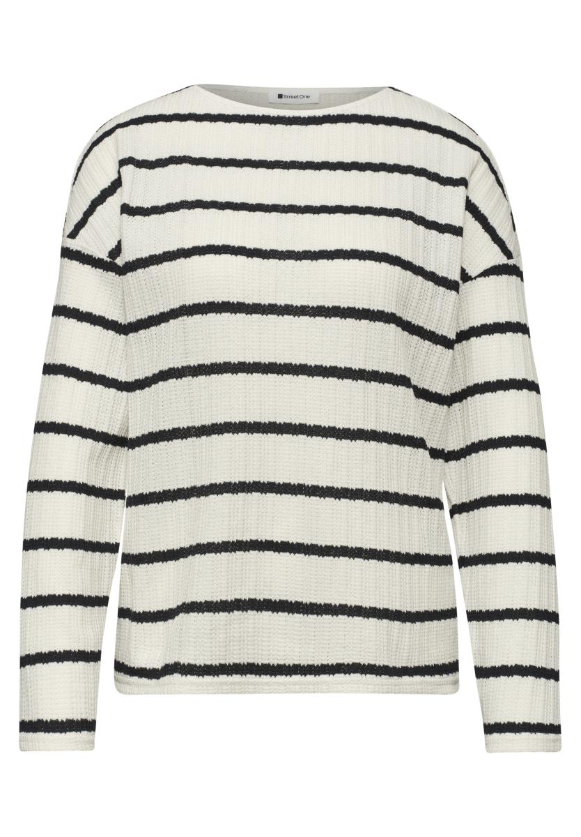 Damen Langarmshirt im Strick-Look