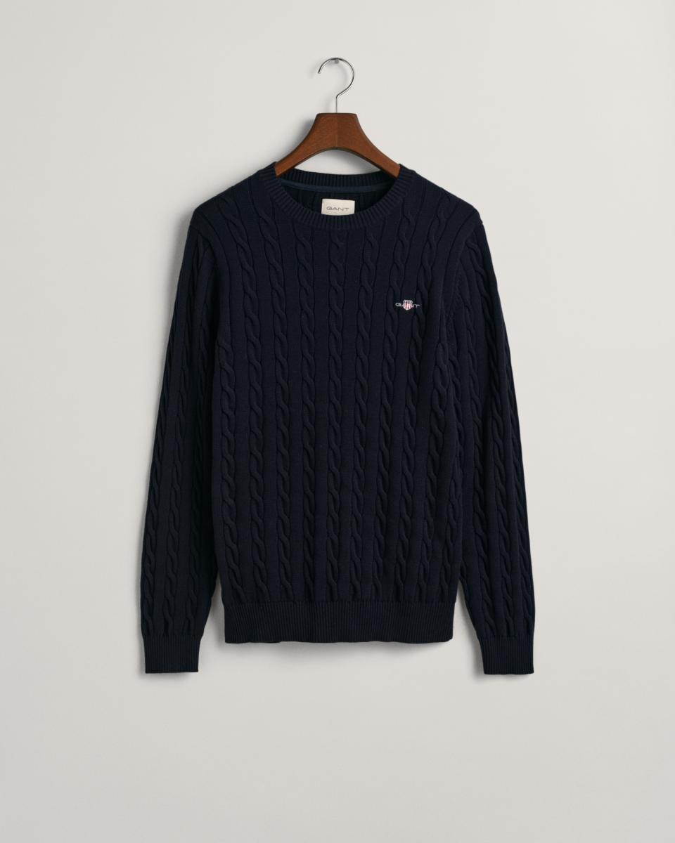Herren Zopfstrick-Pullover