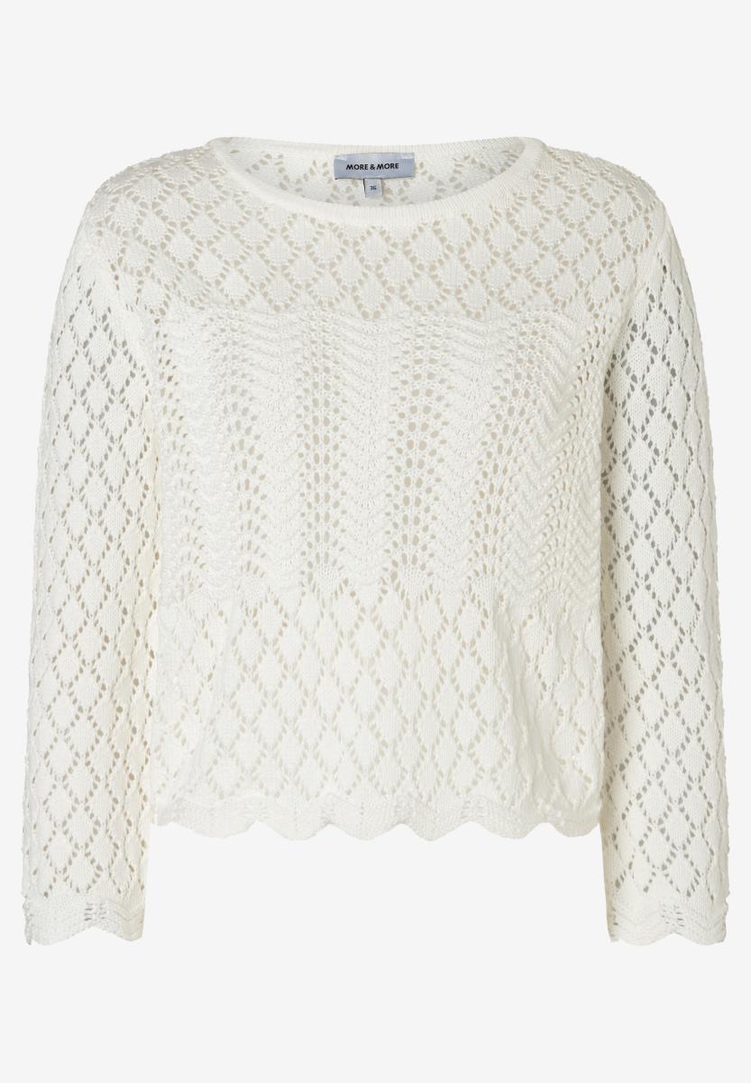 Damen Ajour-Pullover
