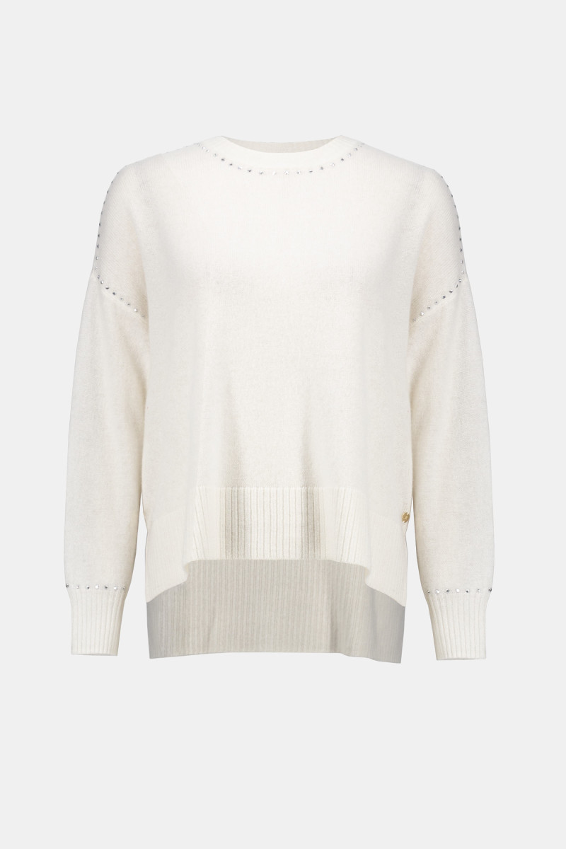 Damen Pullover mit Nietenverzierung