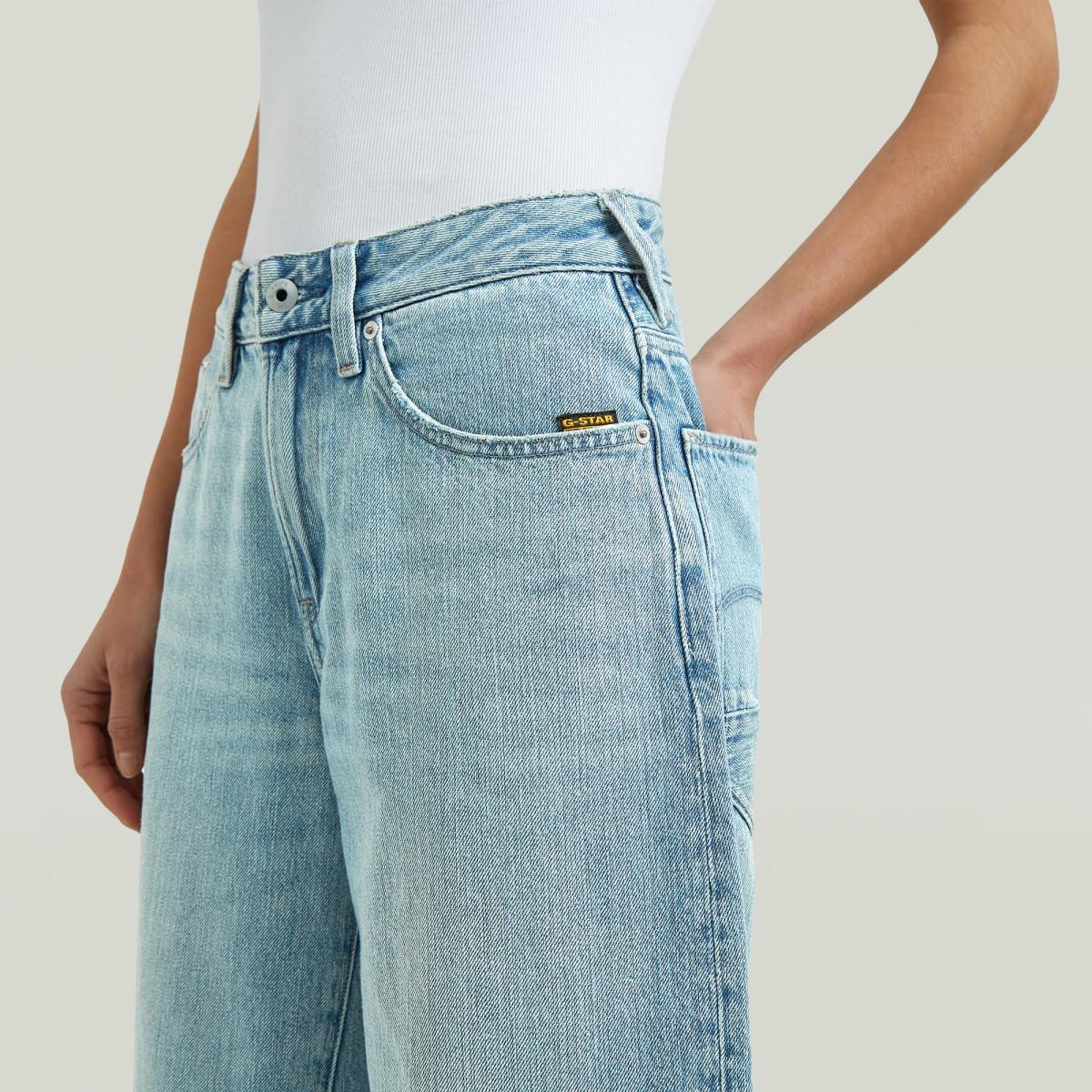 Damen Jeans Barrel 3D Loose