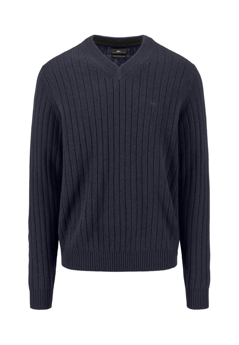 Herren Pullover Ribbed Lambswool