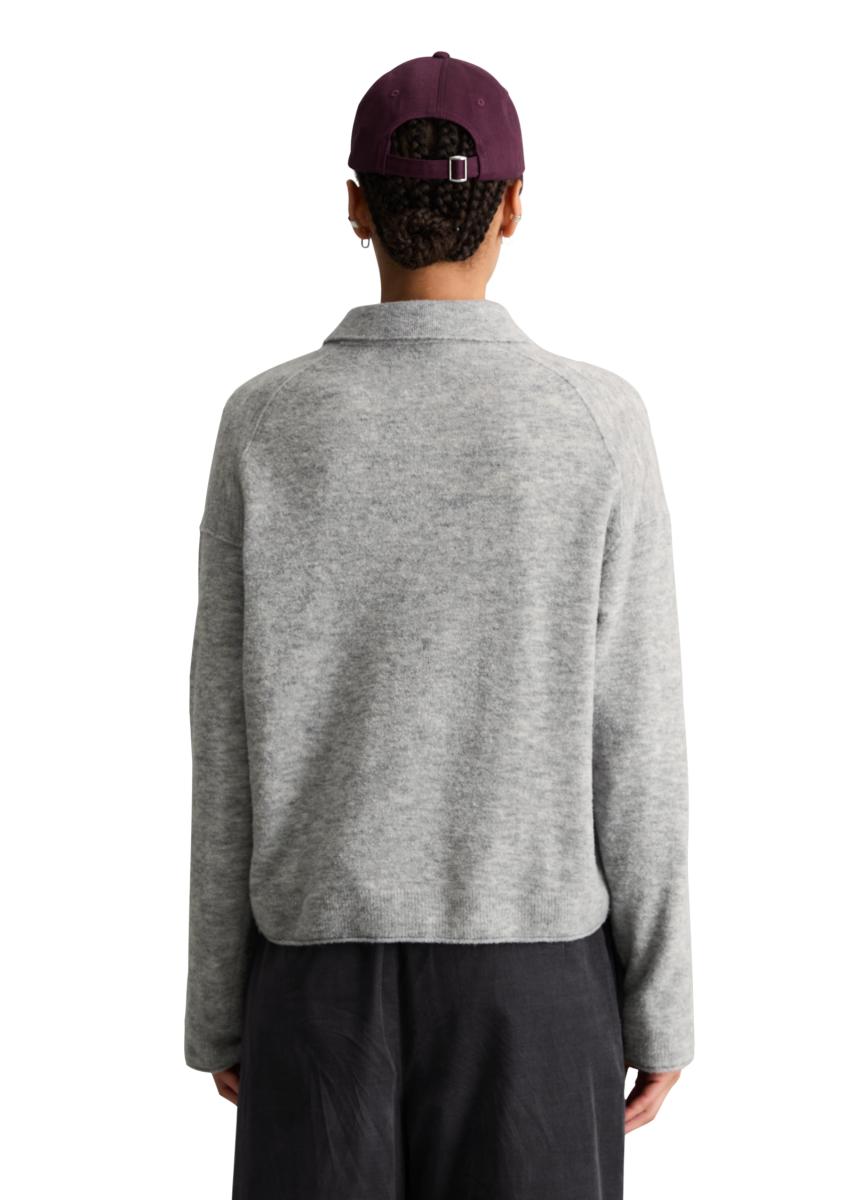 Damen Langarm-Poloshirt