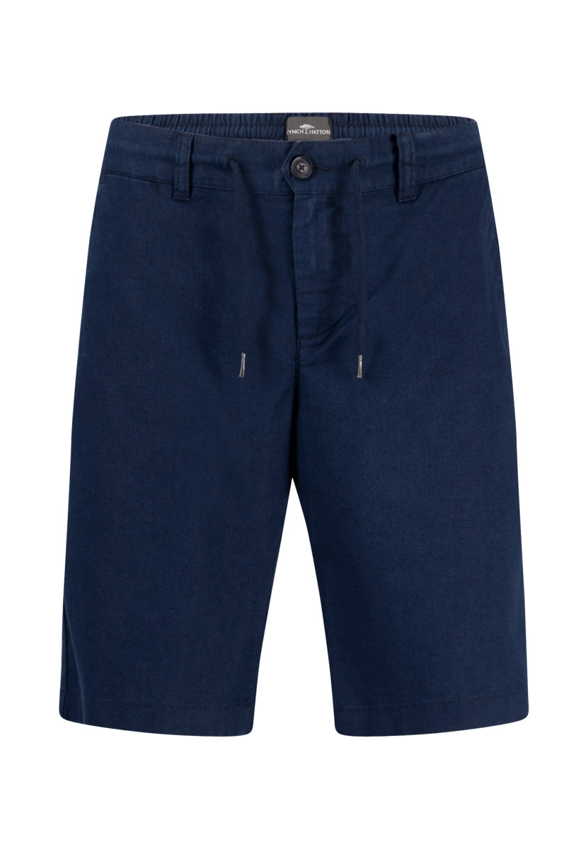 Herren Shorts aus Baumwoll-Leinen-Mix