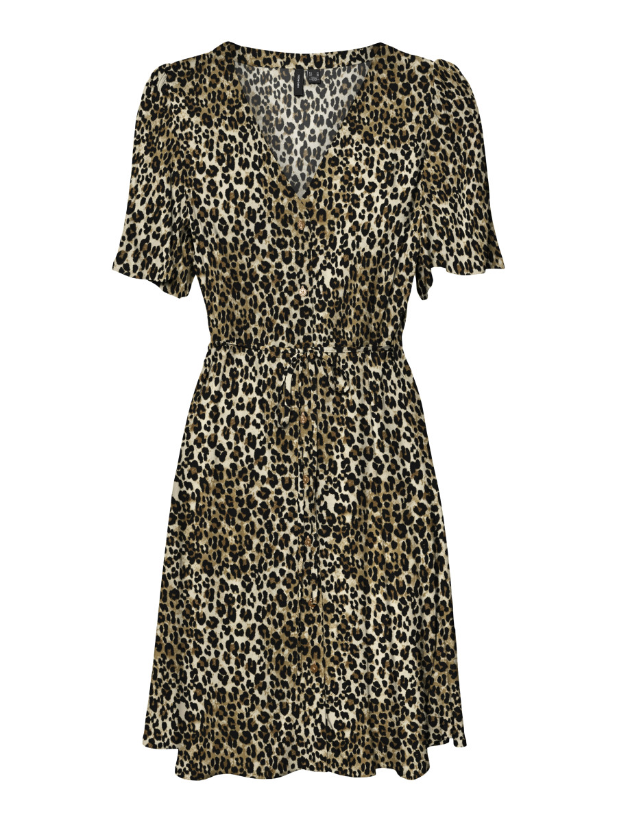 Kleid VMALBA Leo-Print