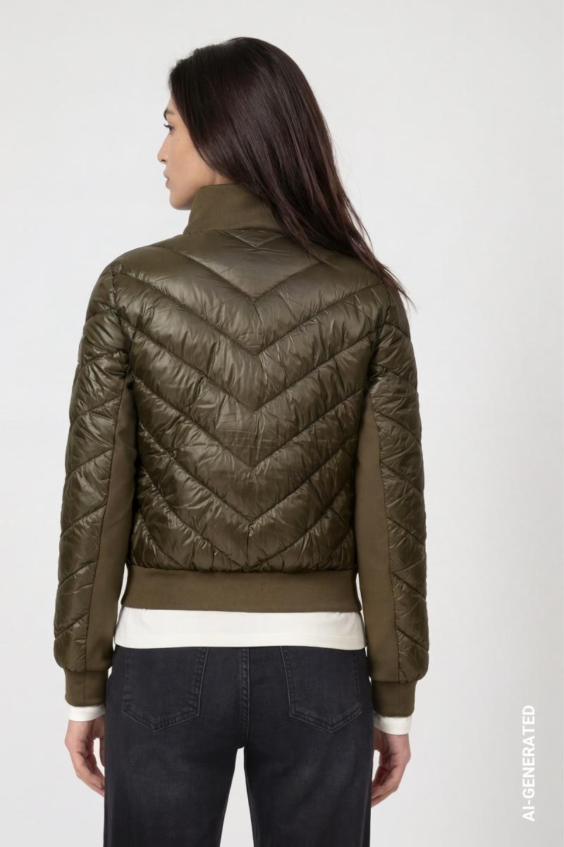 Jacke mit Neopren