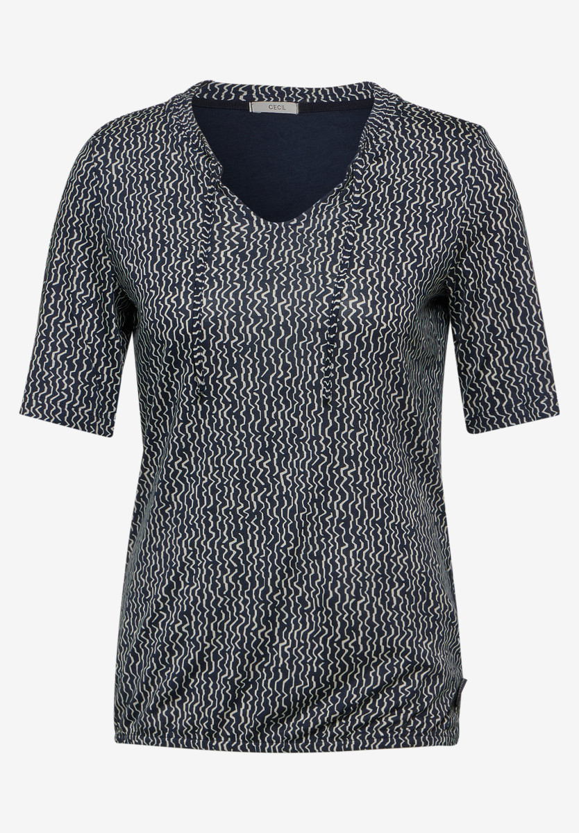 Damen Tunikashirt mit Print