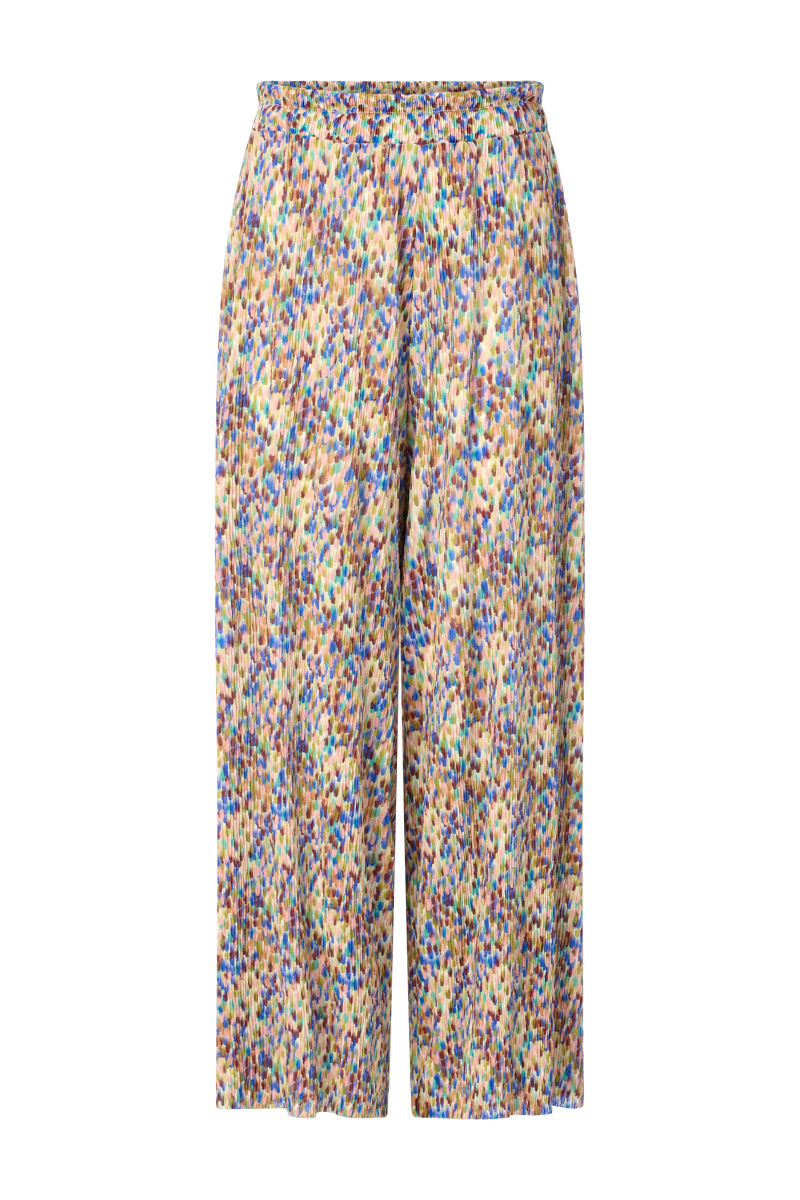 Damen Hose Printed Crinkle