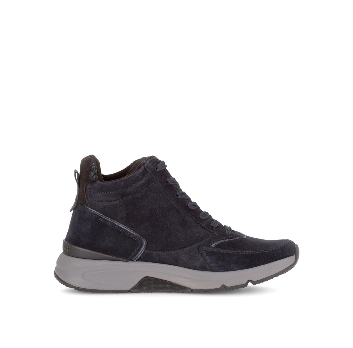 Damen Schnürstiefeletten Rauleder