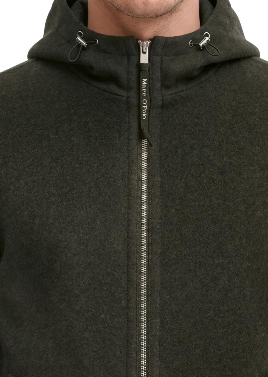 Herren Kapuzen-Wolljacke