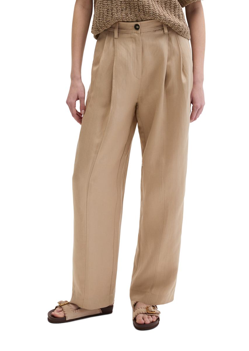 Damen Bundfaltenhose relaxed