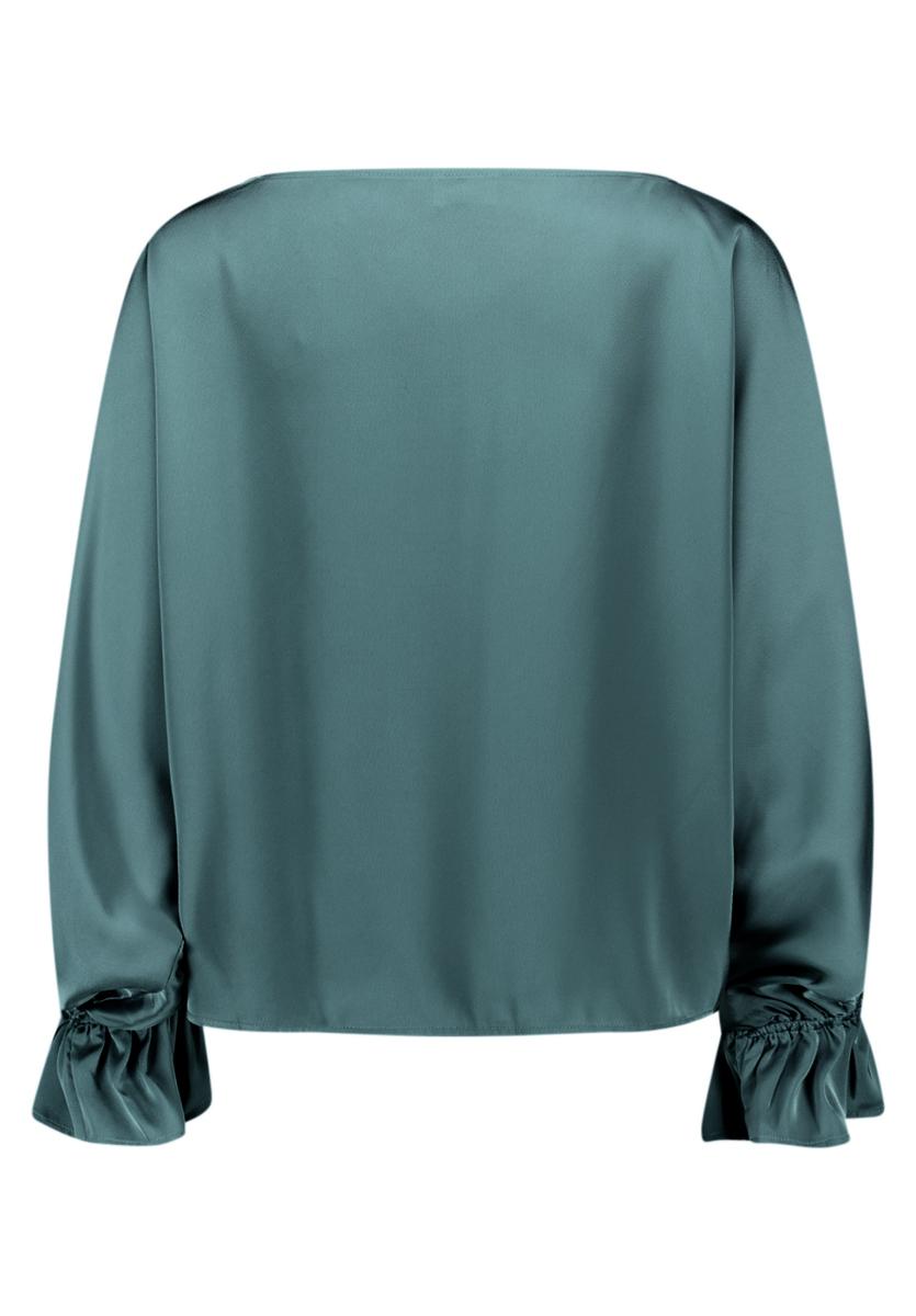Satin-Bluse