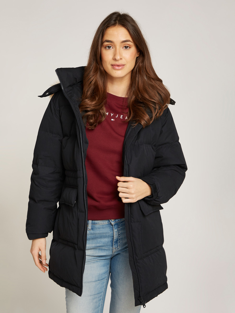 Damen Puffer-Daunenjacke