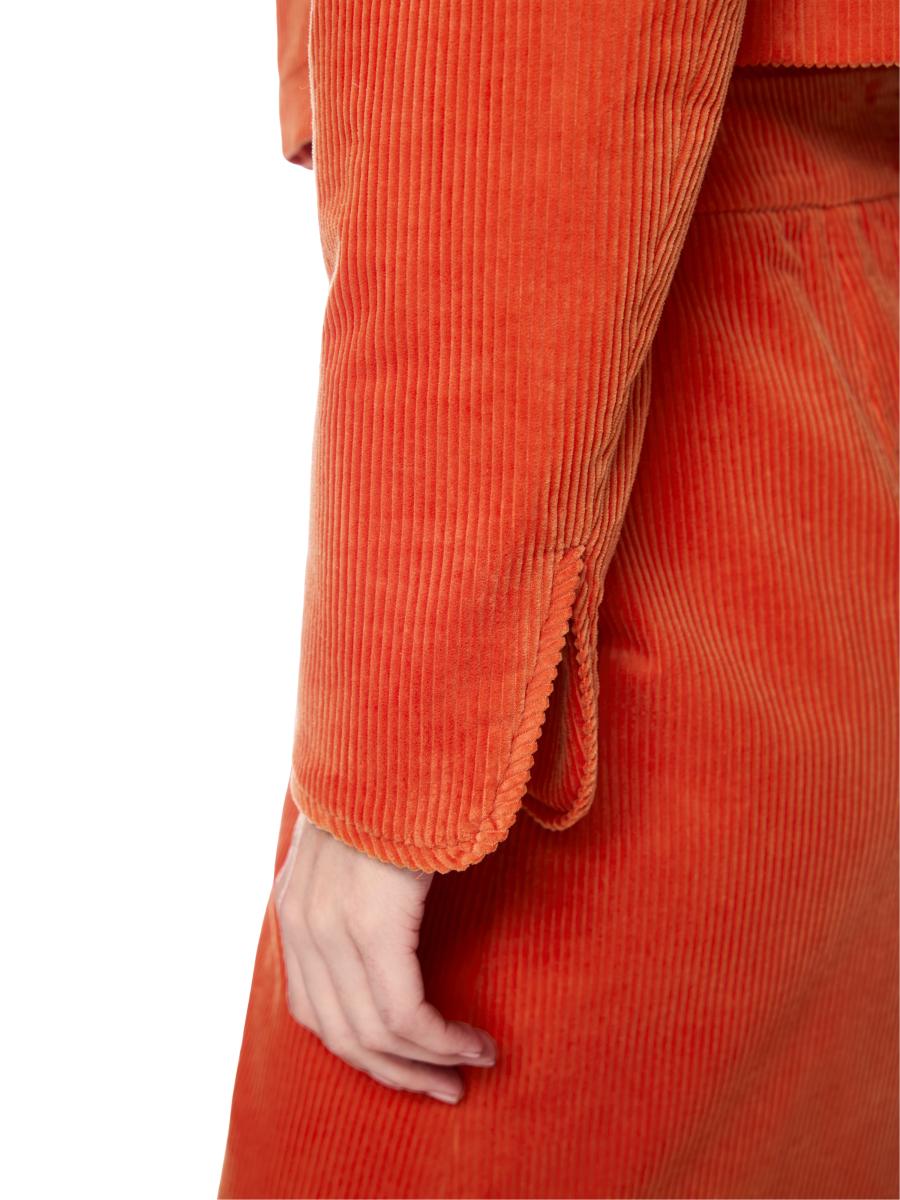 Damen Cordjacke mit Schmuckknöpfen