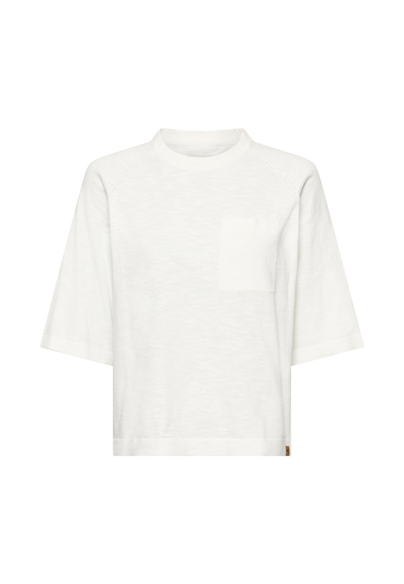 Damen Oversized T-Shirt mit Brusttasche