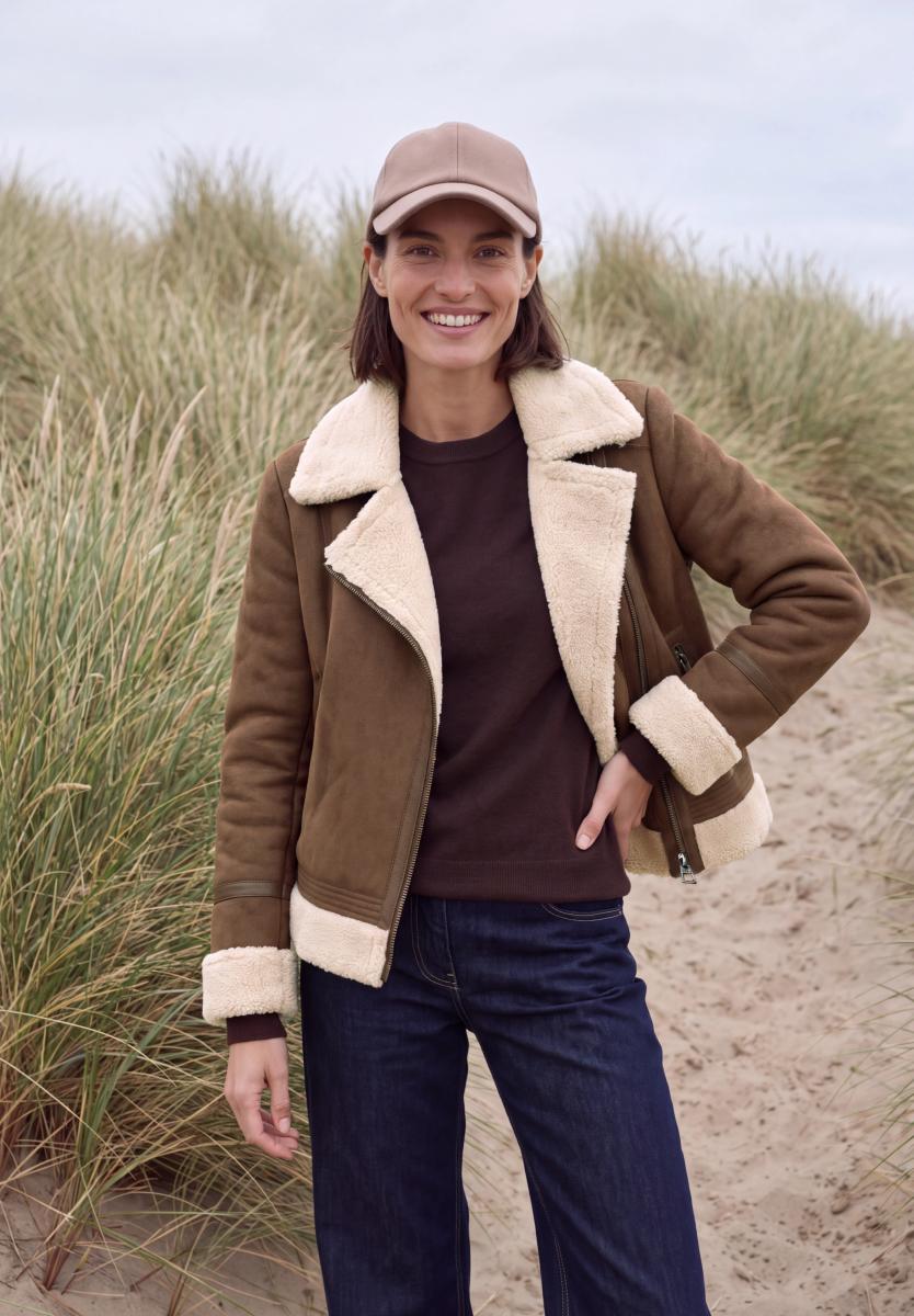 Damen Veloursjacke