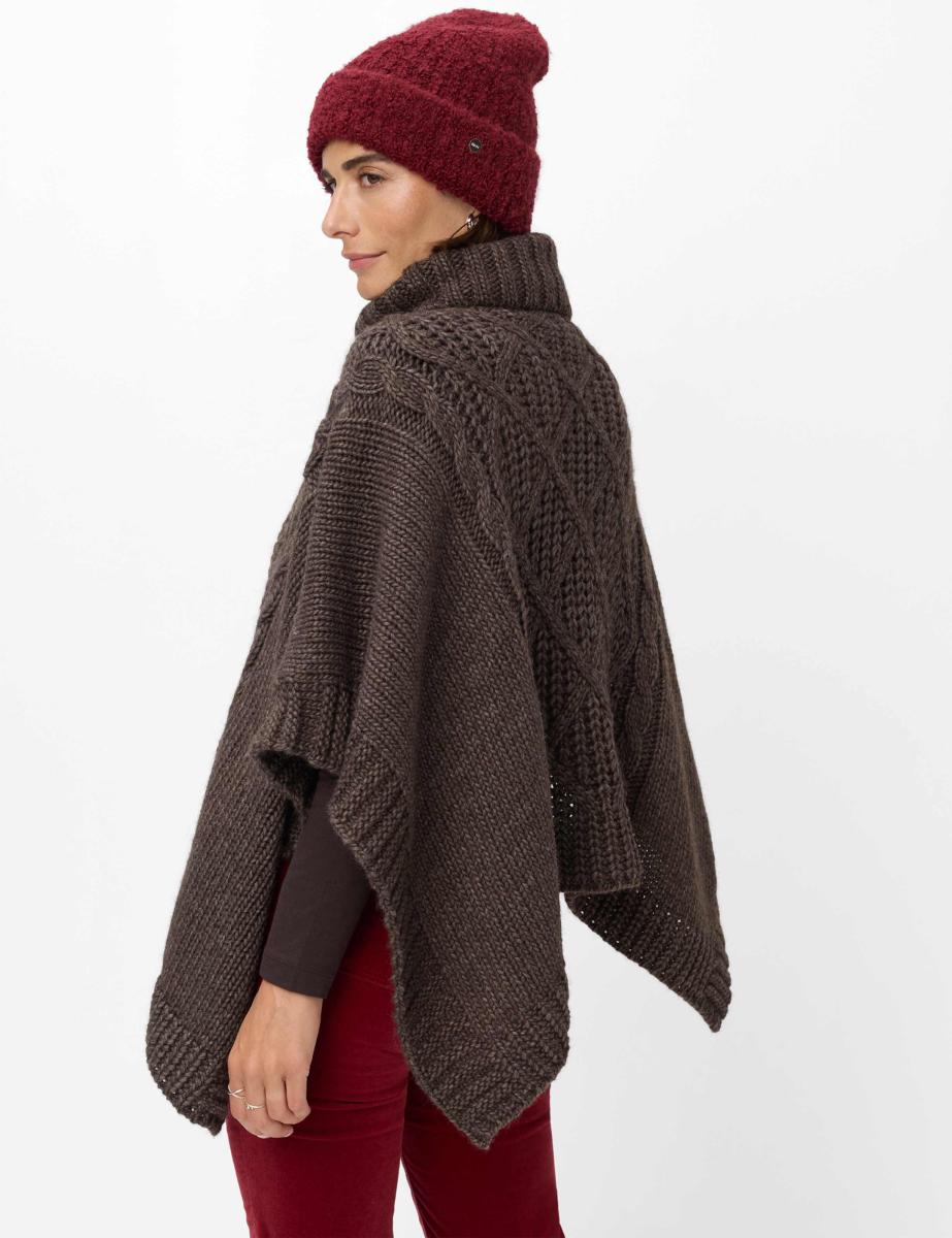 Damen Strick-Cape Thea