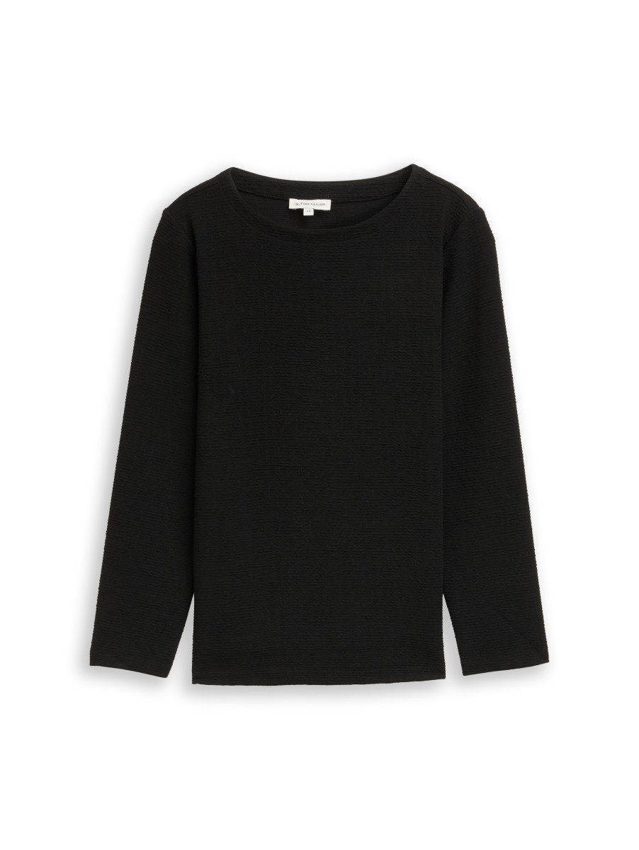 Curvy Sweatshirt mit Glitzer-Effekt