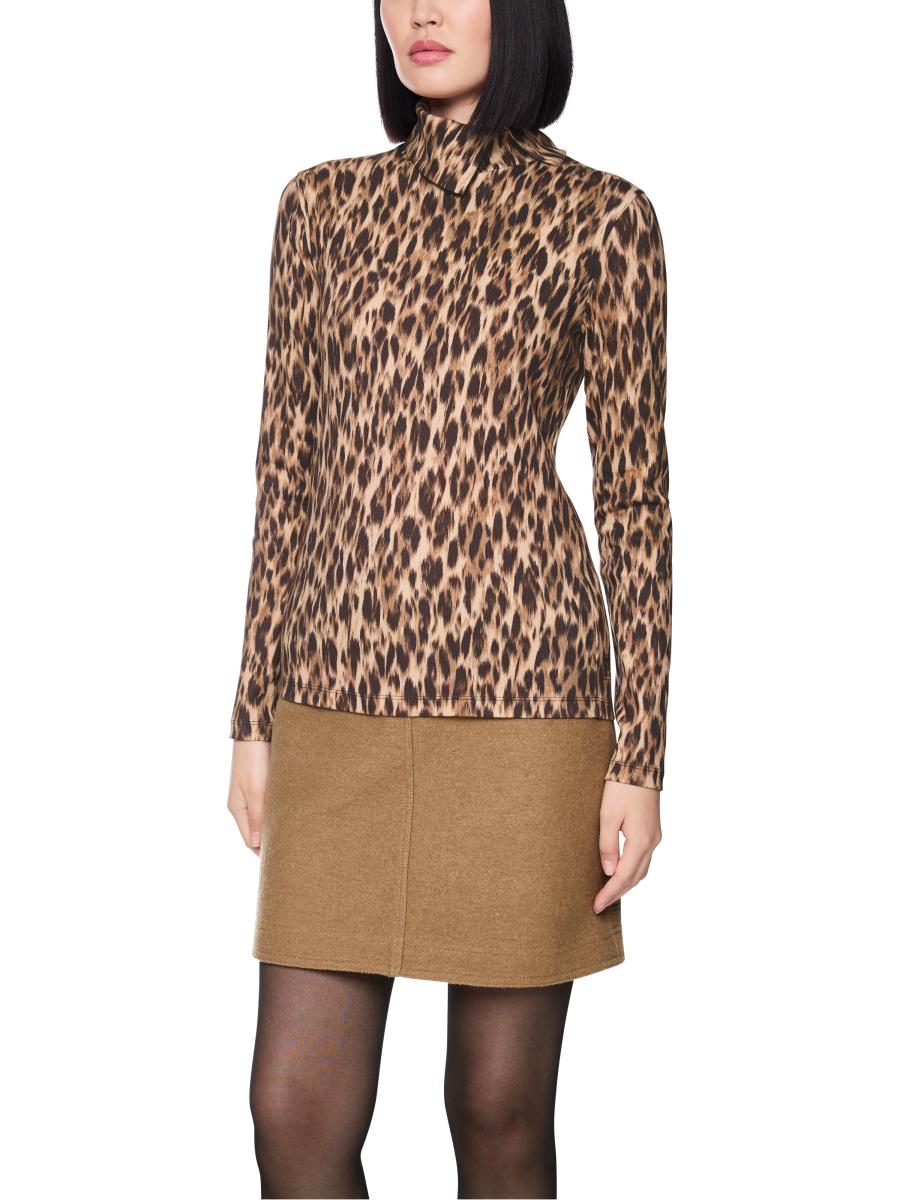 Damen Leo-Langarmshirt mit Rollkragen