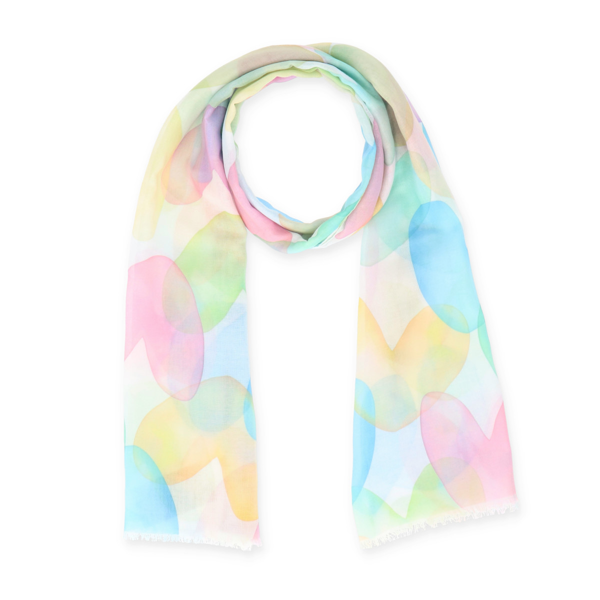 Damen Schal Pastell Hearts