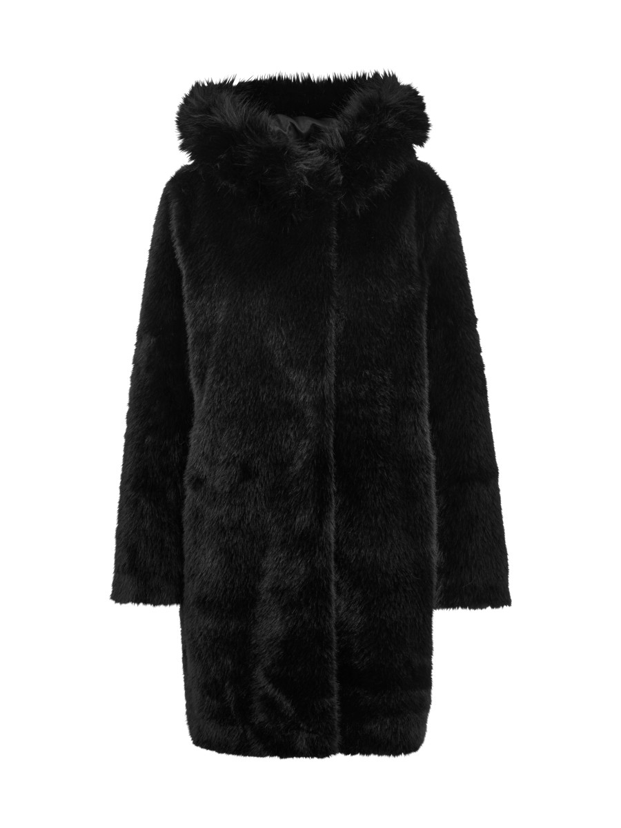 Mantel aus Fake Fur
