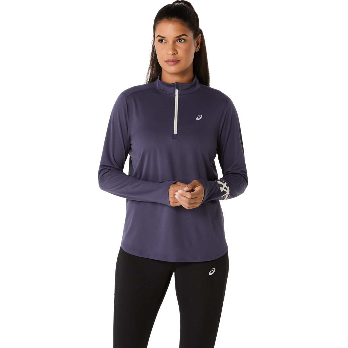 Damen Longsleeve Half-Zip