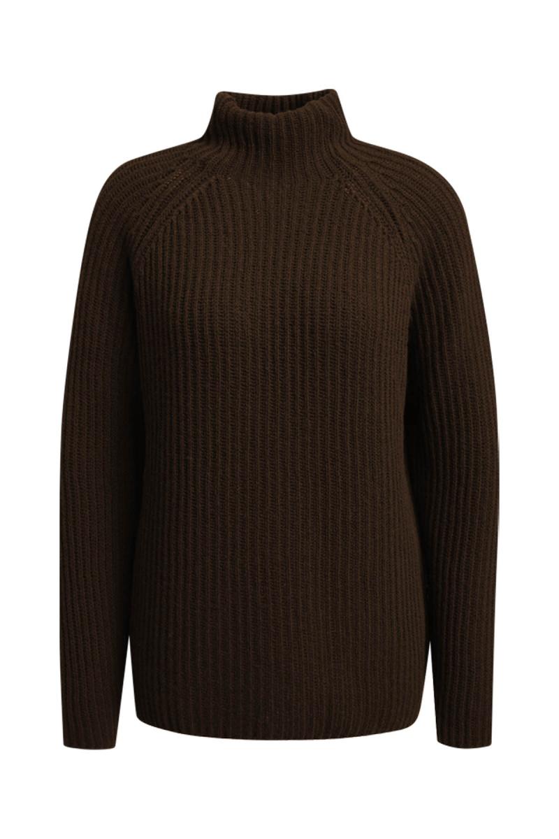 Damen Pullover High Collar