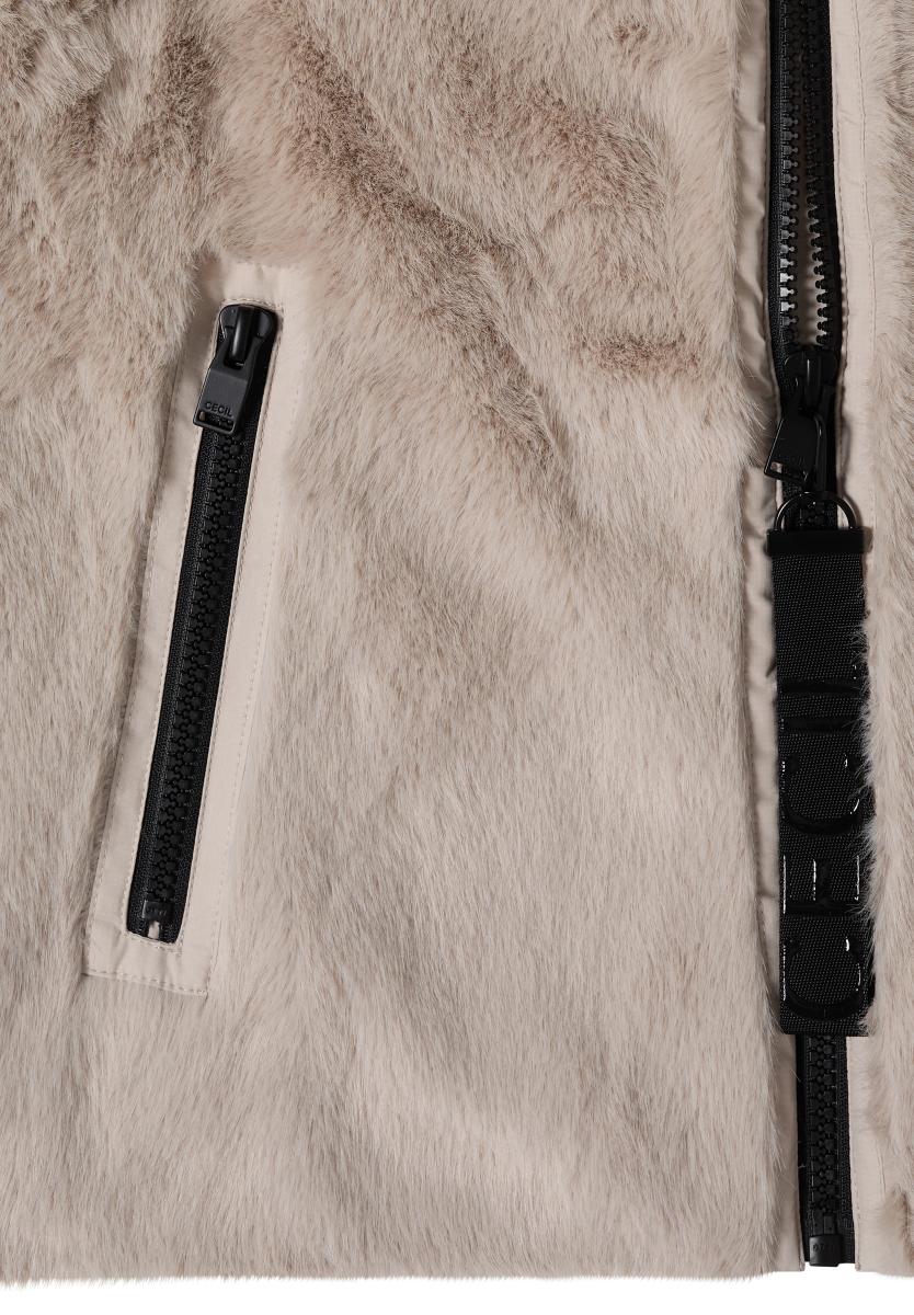 Damen Fake Fur Jacke