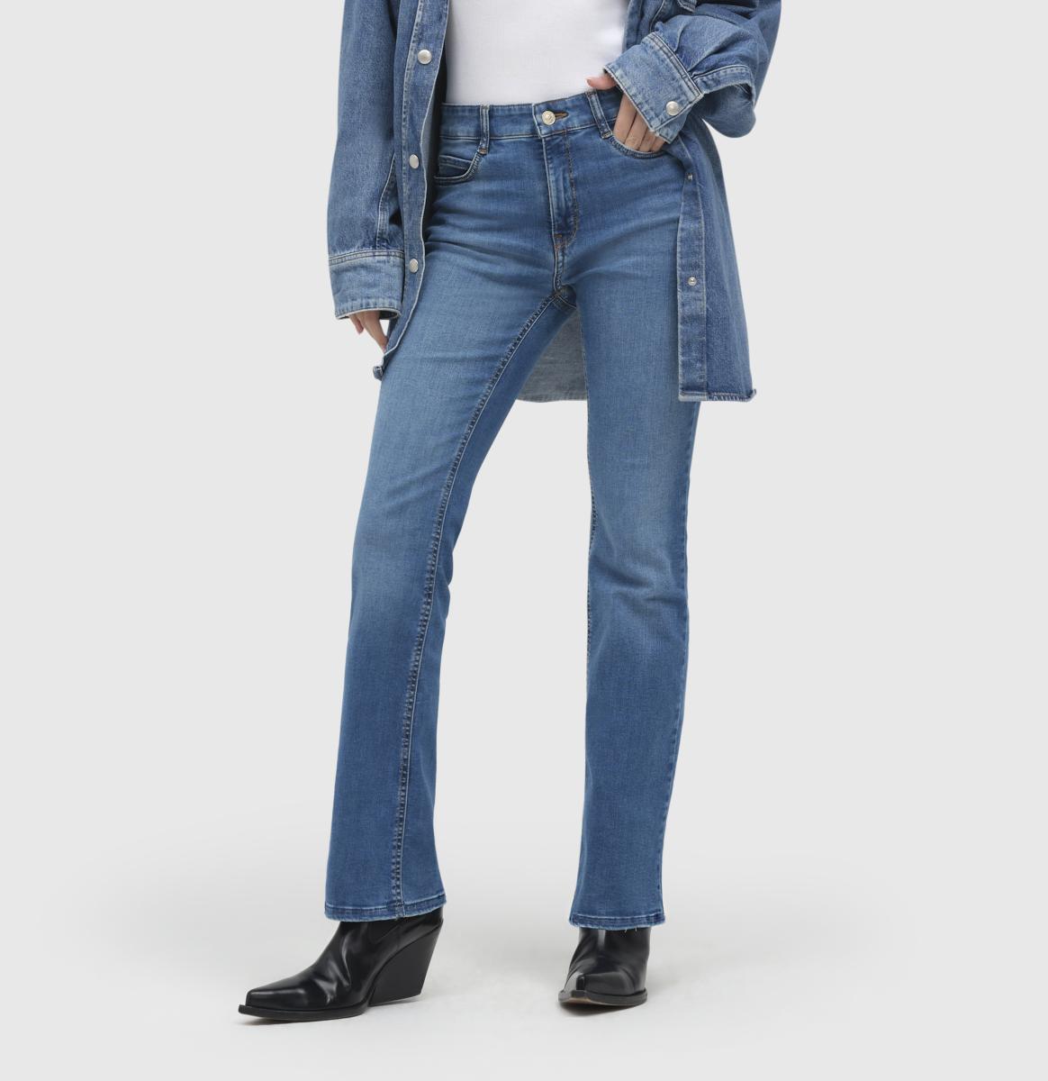 Damen Jeans Boot
