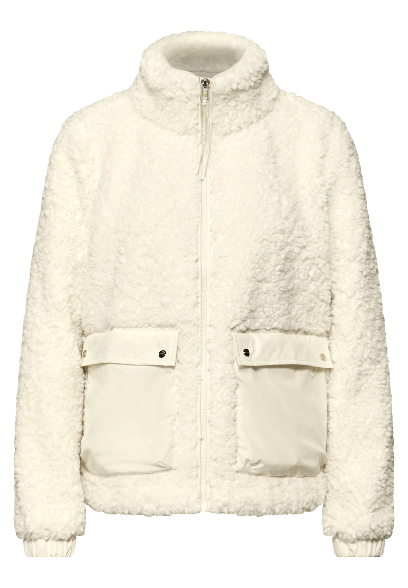 Damen Teddy‑Jacke