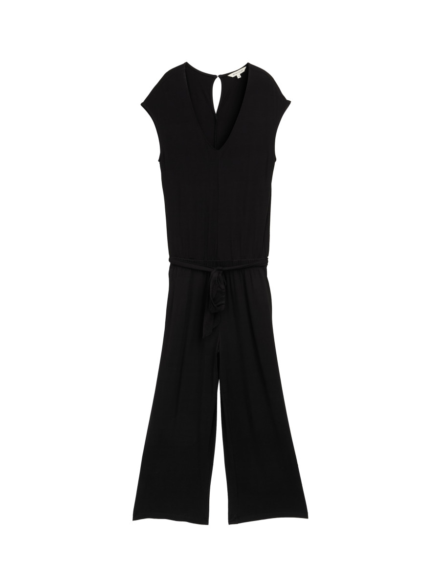 Damen Jumpsuit mit Bindegürtel