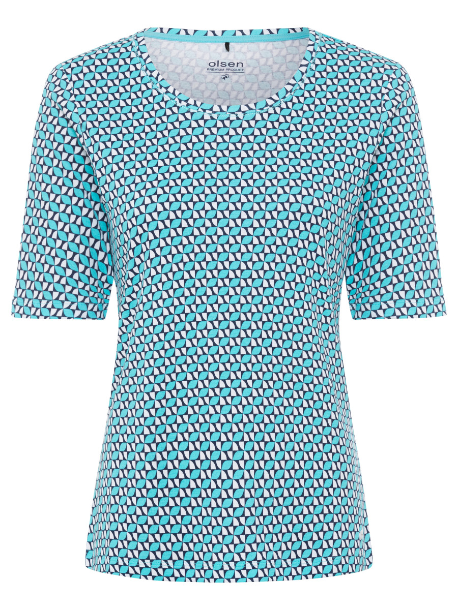Damen T-Shirt mit Allover-Print
