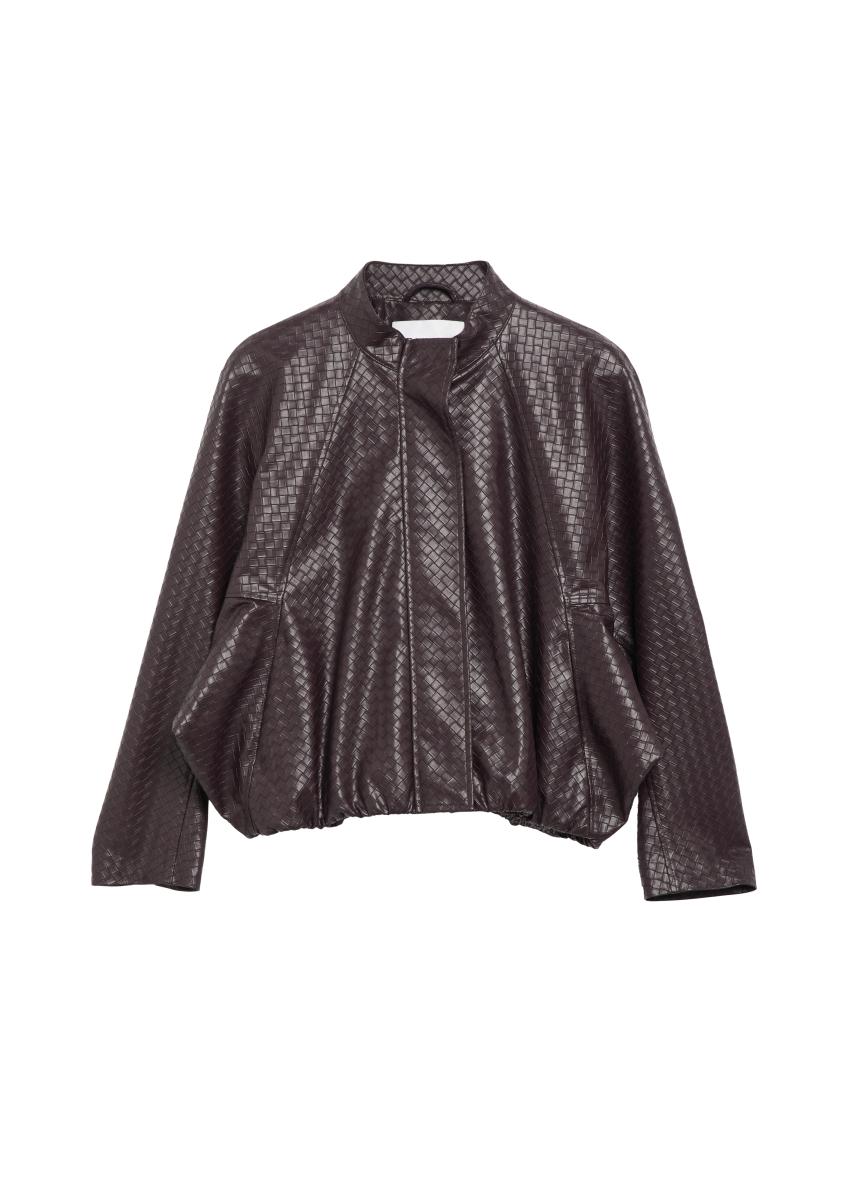 Damen Kunstlederjacke