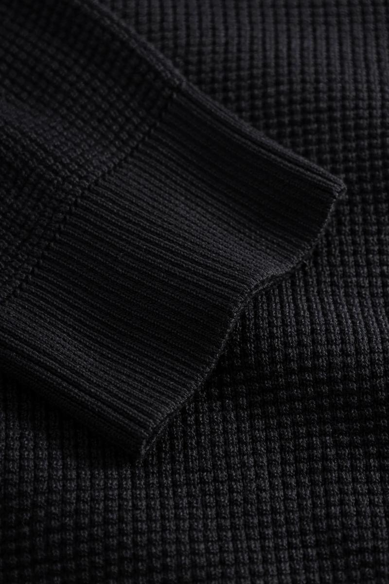 Herren Strick-Poloshirt