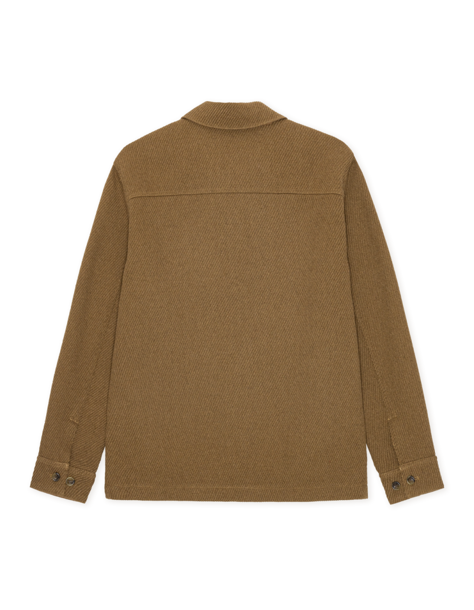 Herren Overshirt Woll-Twill
