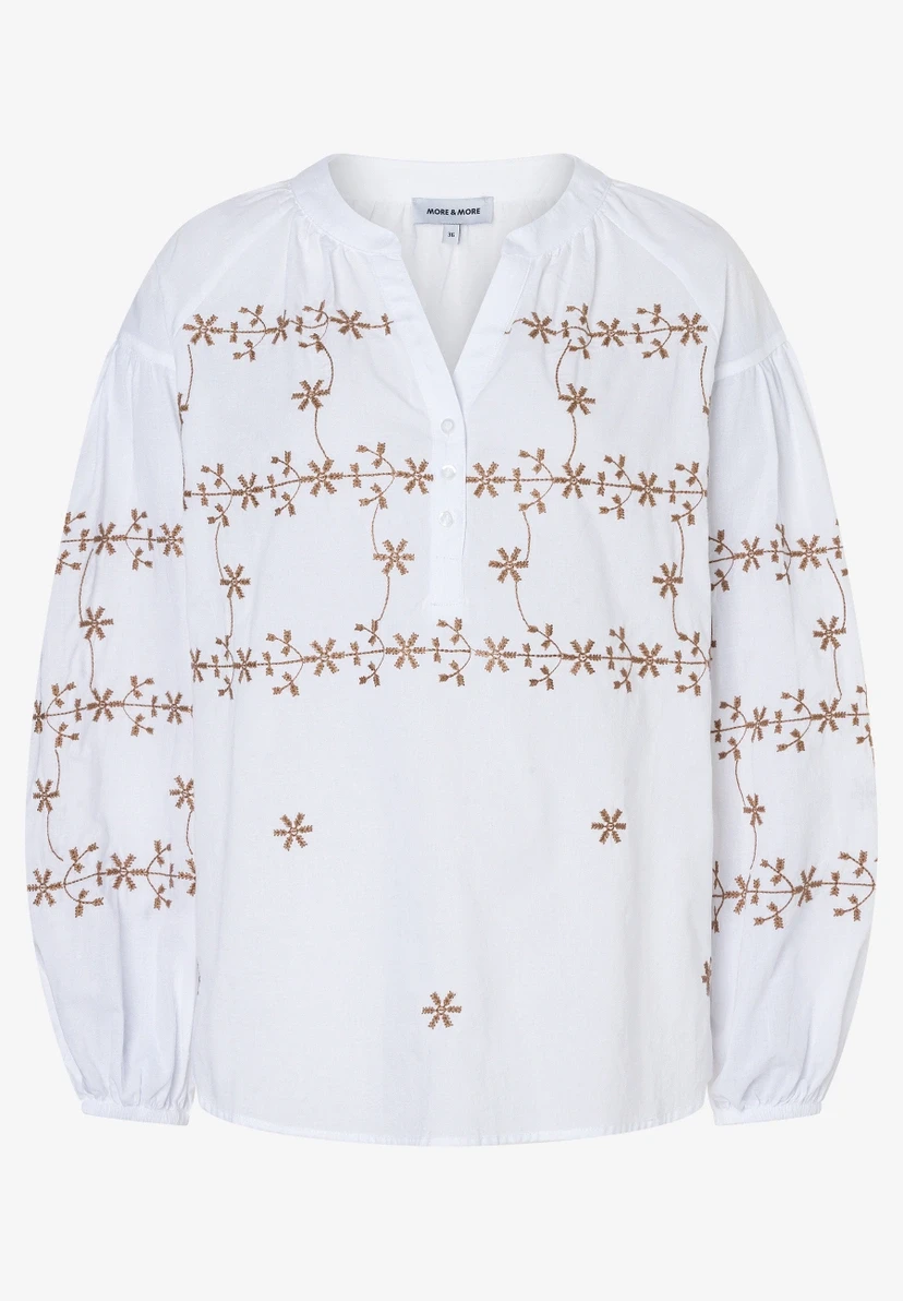 Bestickte Tunikabluse