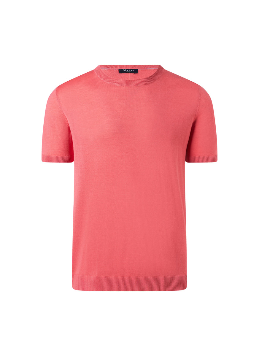 Herren Strickshirt aus reiner Merinowolle