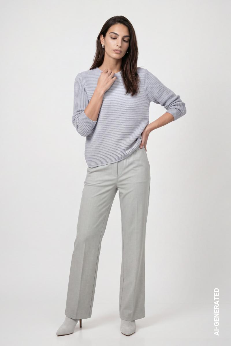 Damen Strickpullover Basic