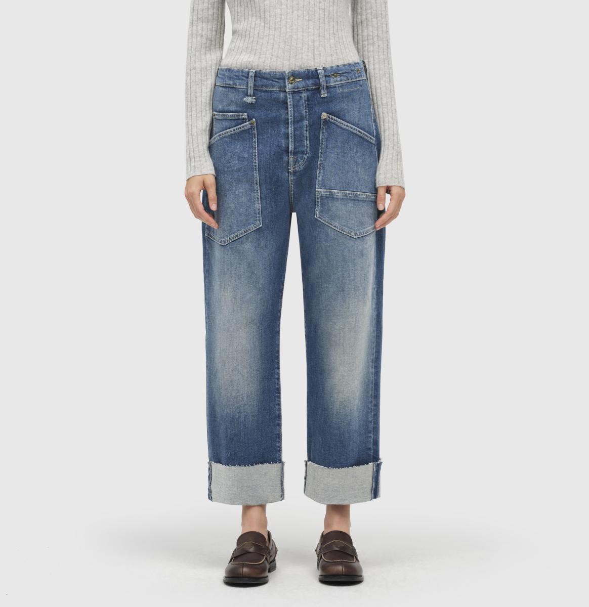 Damen Jeans Baggy