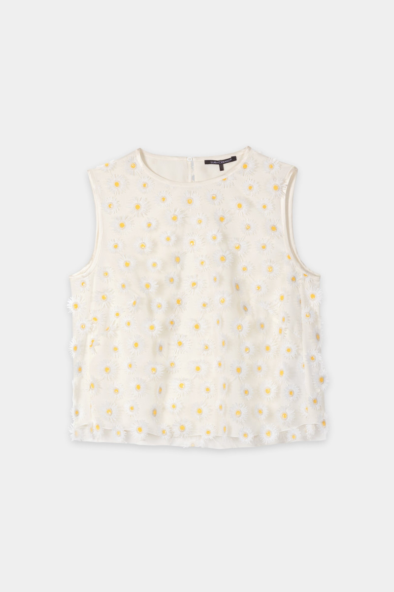 Bluse The 3D Flower Embroidery