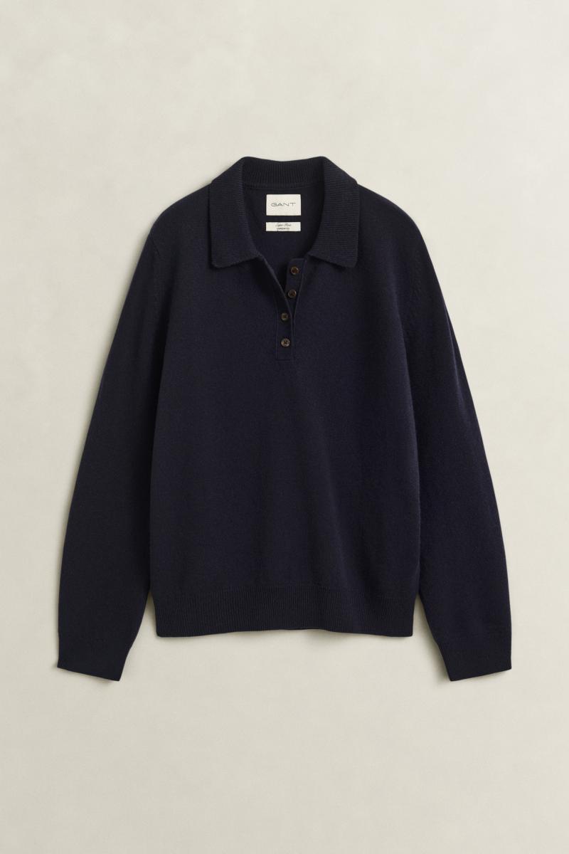 Damen Rugger-Pullover aus Lambswool