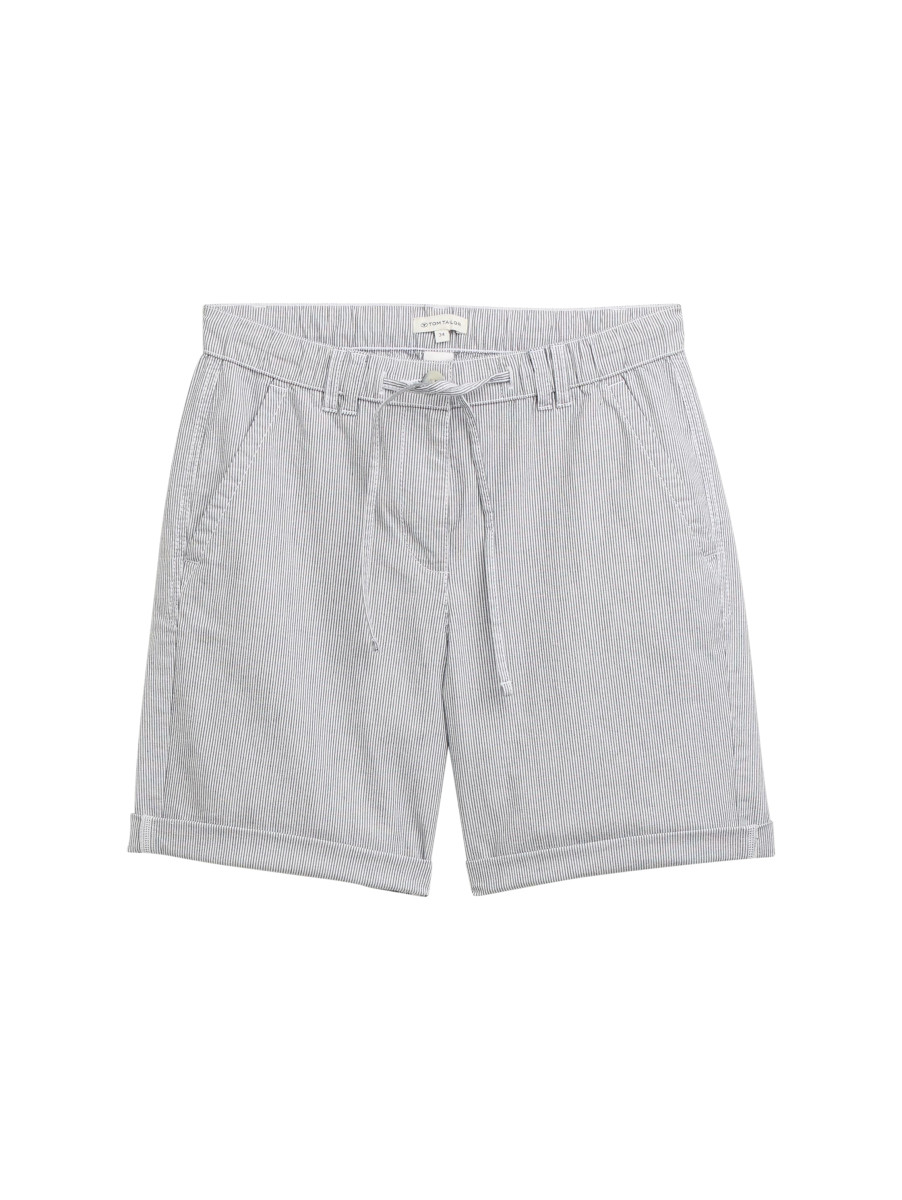 Damen Chino-Shorts mit Kordelzug
