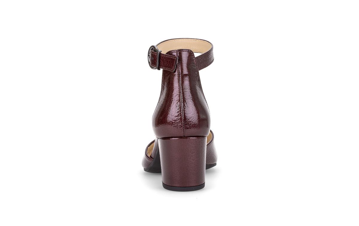 Spangenpumps Lackleder