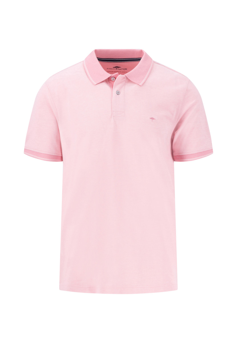 Herren Piquè-Poloshirt in Two-Tone-Optik