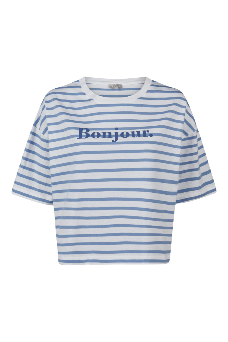 Damen Boxy-Fit T-Shirt Gestreift Damen Boxy-Fit T-Shirt Gestreift