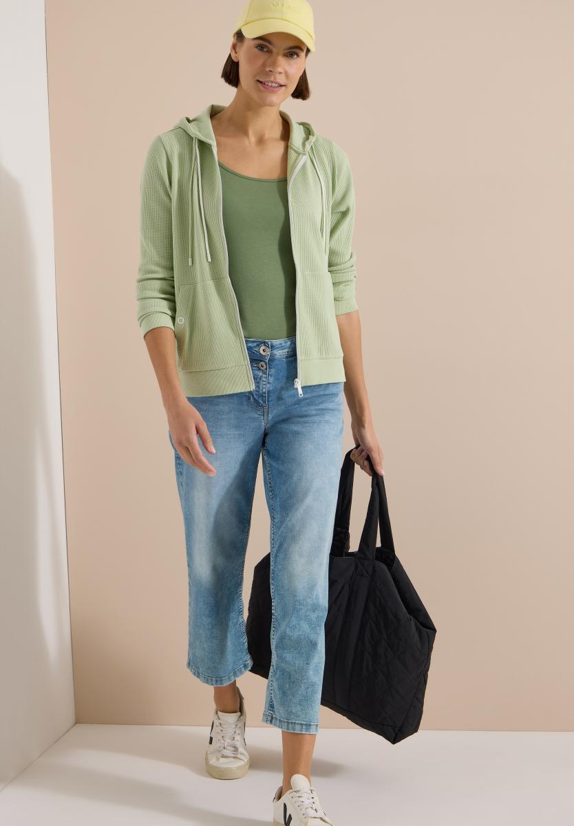 Damen Sweatjacke Mit Kapuze