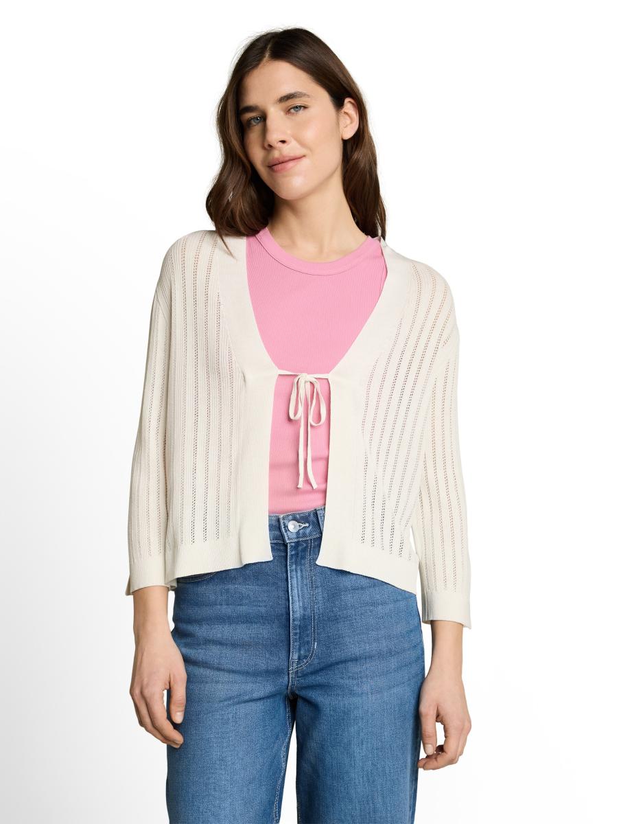 Damen Cardigan mit Schleifendetail
