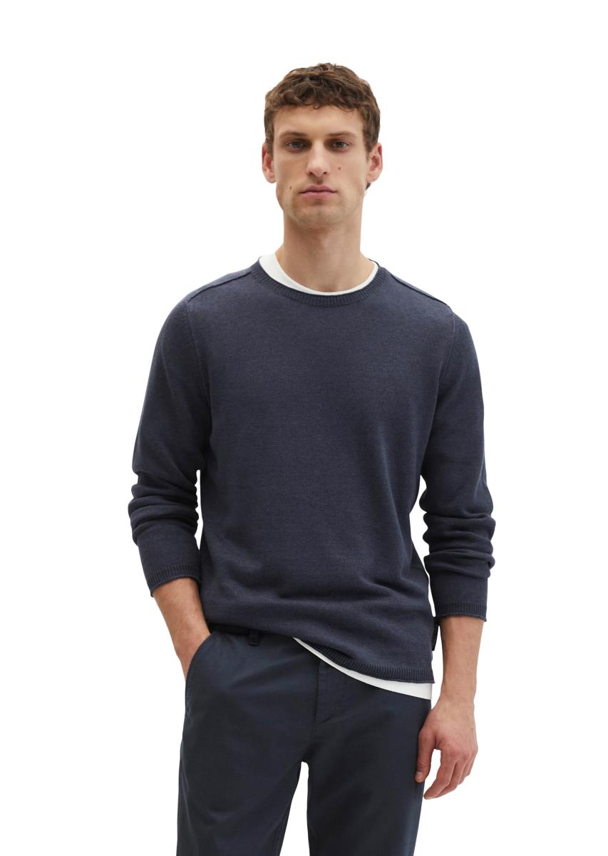 Herren Strickpullover Leinen-Mix
